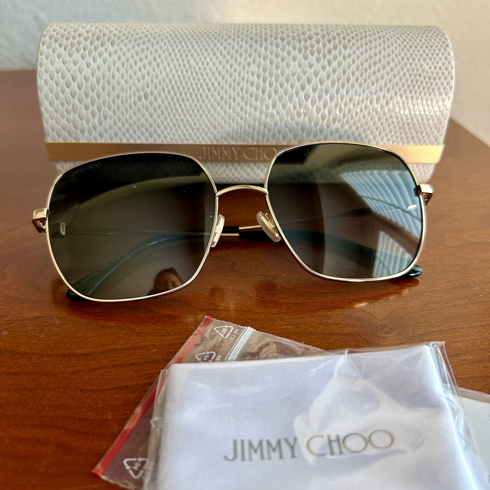 Jimmy Choo 60mm Oversize Rounded Sunglassss